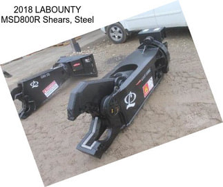 2018 LABOUNTY MSD800R Shears, Steel