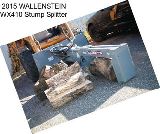 2015 WALLENSTEIN WX410 Stump Splitter