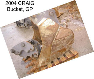 2004 CRAIG Bucket, GP