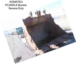 KOMATSU PC2000-8 Bucket, Severe-Duty