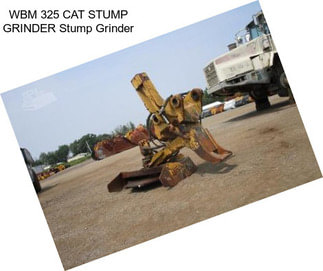 WBM 325 CAT STUMP GRINDER Stump Grinder