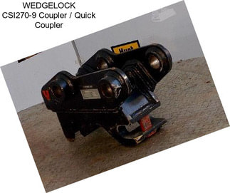 WEDGELOCK CSI270-9 Coupler / Quick Coupler