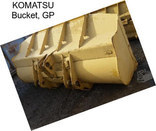 KOMATSU Bucket, GP