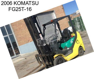 2006 KOMATSU FG25T-16