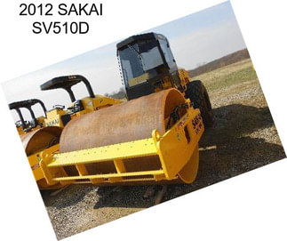 2012 SAKAI SV510D