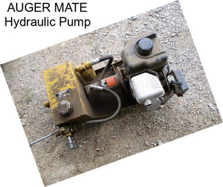 AUGER MATE Hydraulic Pump