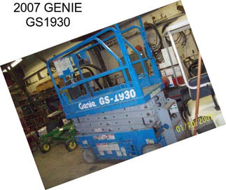 2007 GENIE GS1930