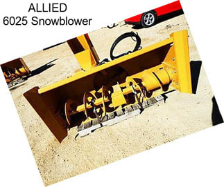 ALLIED 6025 Snowblower