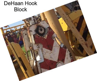 DeHaan Hook Block