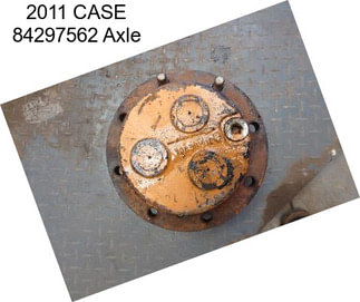 2011 CASE 84297562 Axle