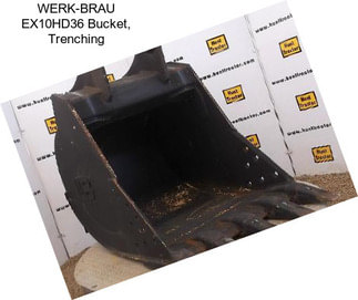 WERK-BRAU EX10HD36 Bucket, Trenching