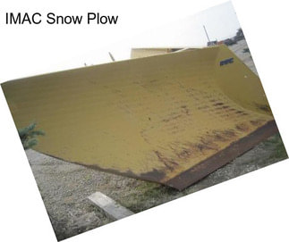 IMAC Snow Plow
