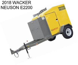 2018 WACKER NEUSON E2200