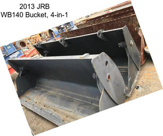 2013 JRB WB140 Bucket, 4-in-1