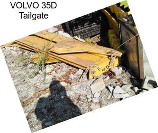 VOLVO 35D Tailgate