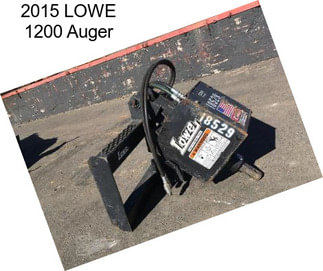 2015 LOWE 1200 Auger