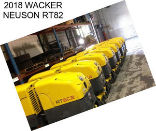 2018 WACKER NEUSON RT82