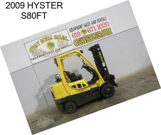 2009 HYSTER S80FT