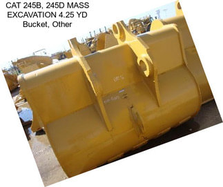 CAT 245B, 245D MASS EXCAVATION 4.25 YD Bucket, Other