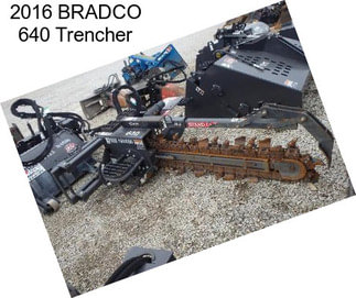 2016 BRADCO 640 Trencher
