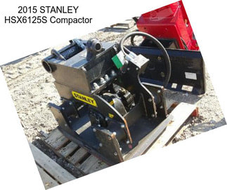 2015 STANLEY HSX6125S Compactor