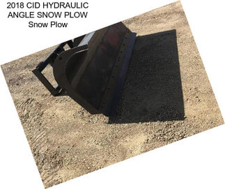 2018 CID HYDRAULIC ANGLE SNOW PLOW Snow Plow