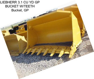 LIEBHERR 3.1 CU YD GP BUCKET W/TEETH Bucket, GP