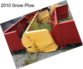 2010 Snow Plow