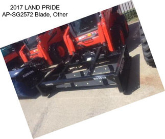 2017 LAND PRIDE AP-SG2572 Blade, Other