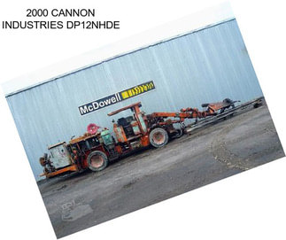 2000 CANNON INDUSTRIES DP12NHDE