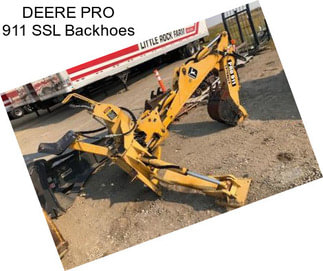 DEERE PRO 911 SSL Backhoes