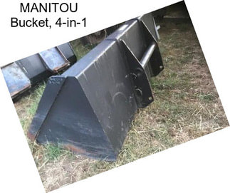 MANITOU Bucket, 4-in-1