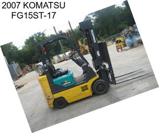 2007 KOMATSU FG15ST-17