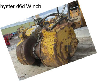 Hyster d6d Winch