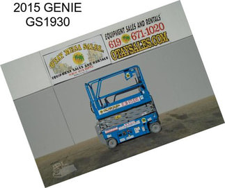 2015 GENIE GS1930