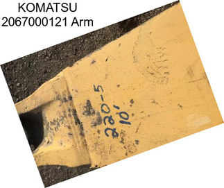 KOMATSU 2067000121 Arm