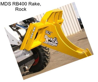 MDS RB400 Rake, Rock