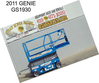 2011 GENIE GS1930