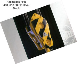 RopeBlock FRB 450.22.3.80.EB Hook Block