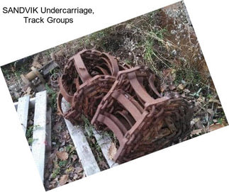 SANDVIK Undercarriage, Track Groups