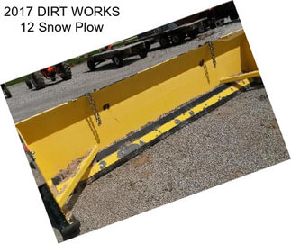 2017 DIRT WORKS 12 Snow Plow