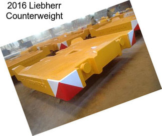 2016 Liebherr Counterweight