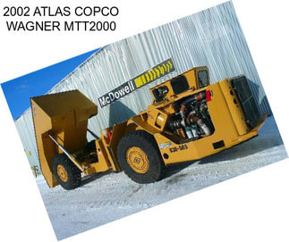 2002 ATLAS COPCO WAGNER MTT2000