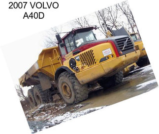 2007 VOLVO A40D