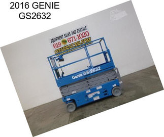 2016 GENIE GS2632