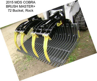 2015 MDS COBRA BRUSH MASTER+ 72 Bucket, Rock