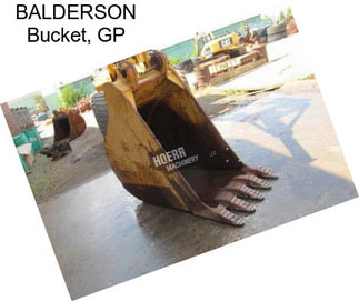 BALDERSON Bucket, GP