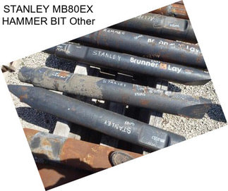 STANLEY MB80EX HAMMER BIT Other