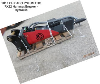 2017 CHICAGO PNEUMATIC RX22 Hammer/Breaker - Hydraulic