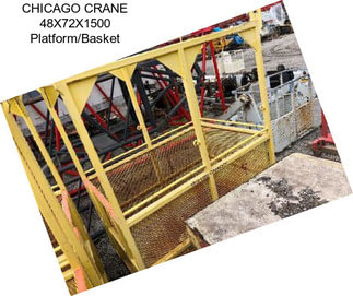 CHICAGO CRANE 48X72X1500 Platform/Basket